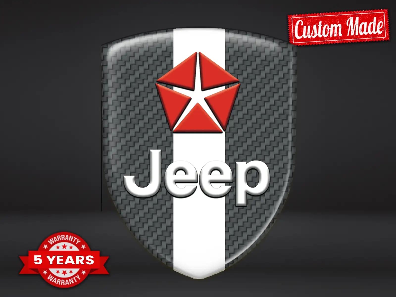 Jeep Autoembleme Topqualität Stilvoll Modern